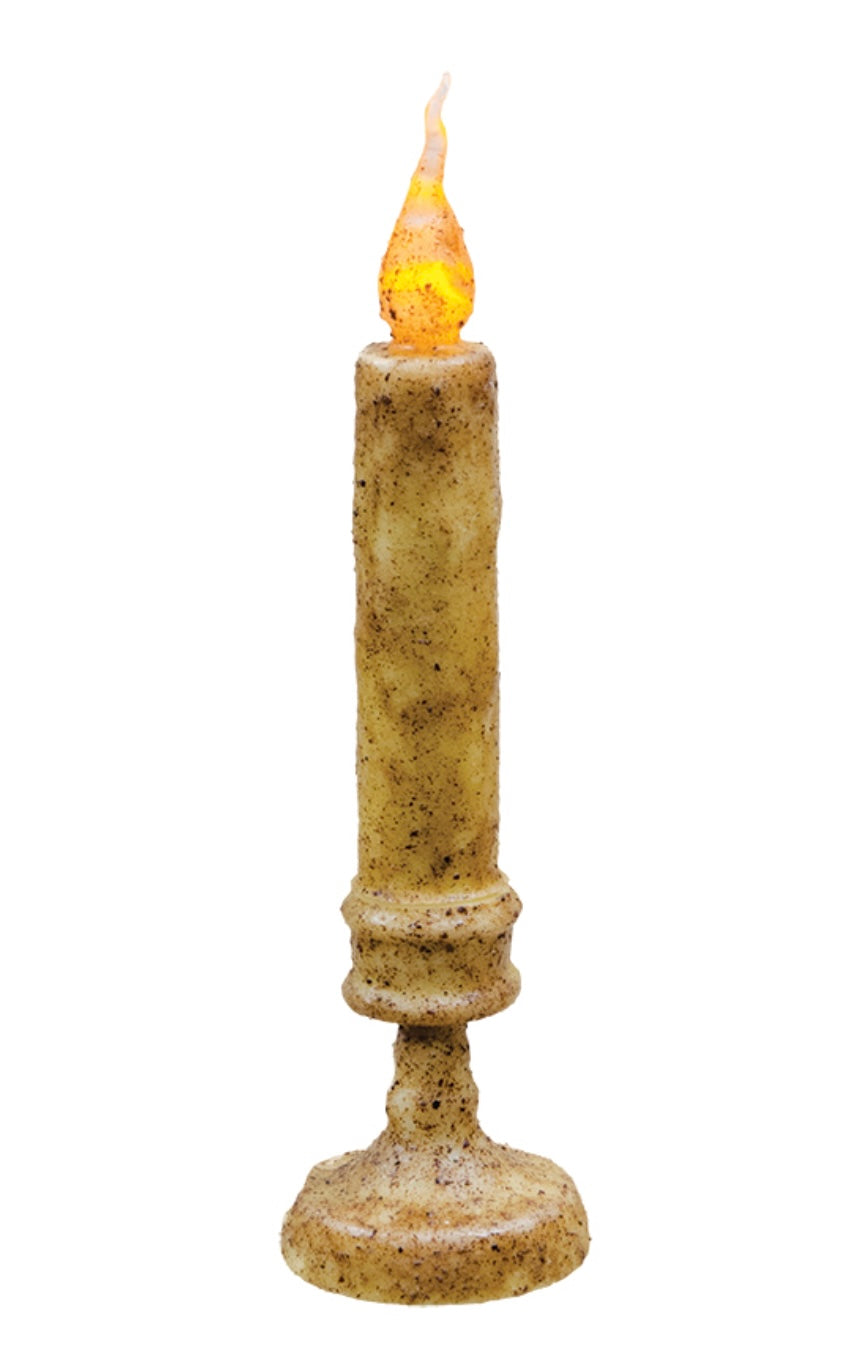 Timer Taper Candle with Built in Holder- Timer Candle - Flicker Timer Candle