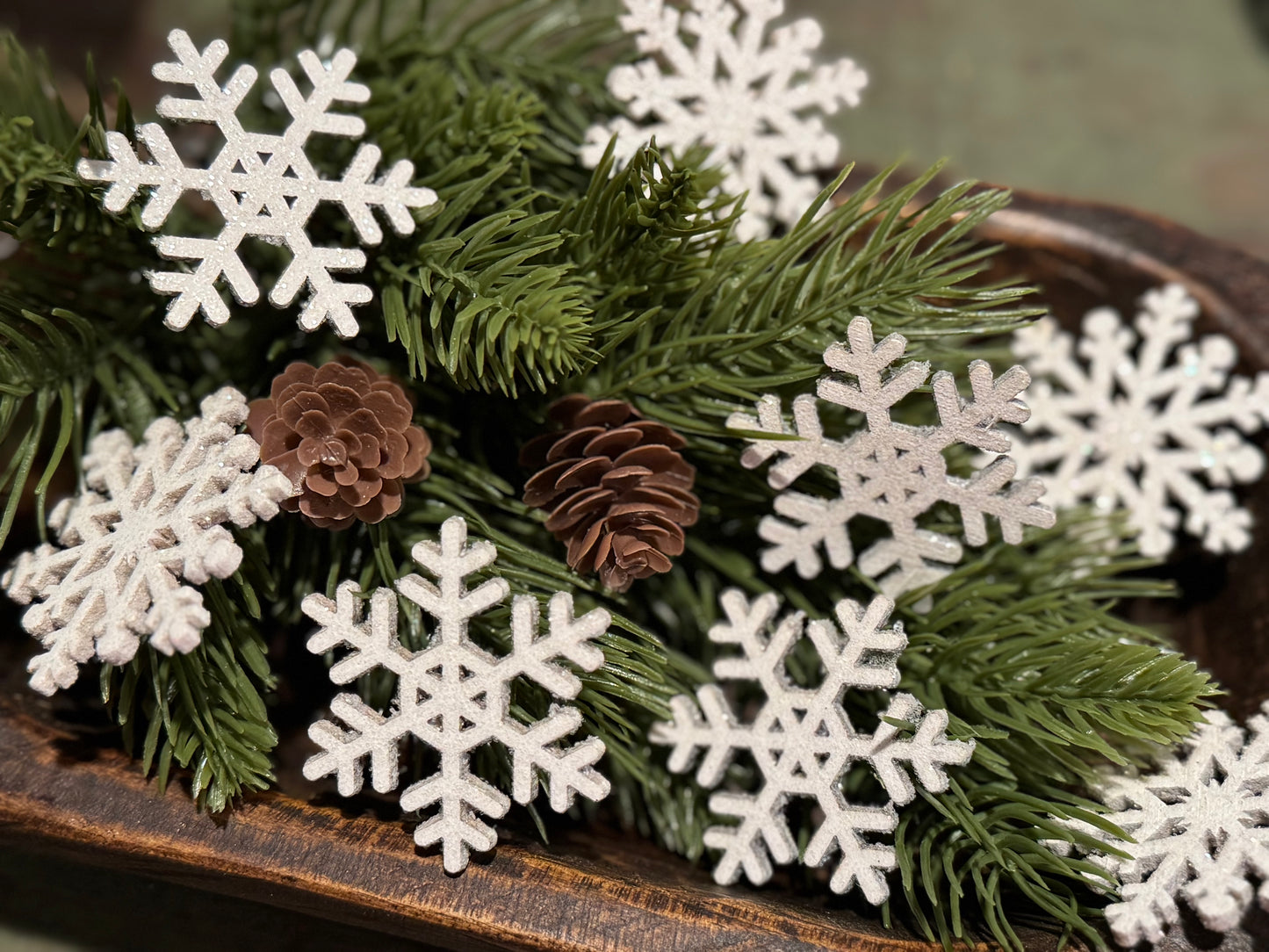 Snowflake bowl fillers