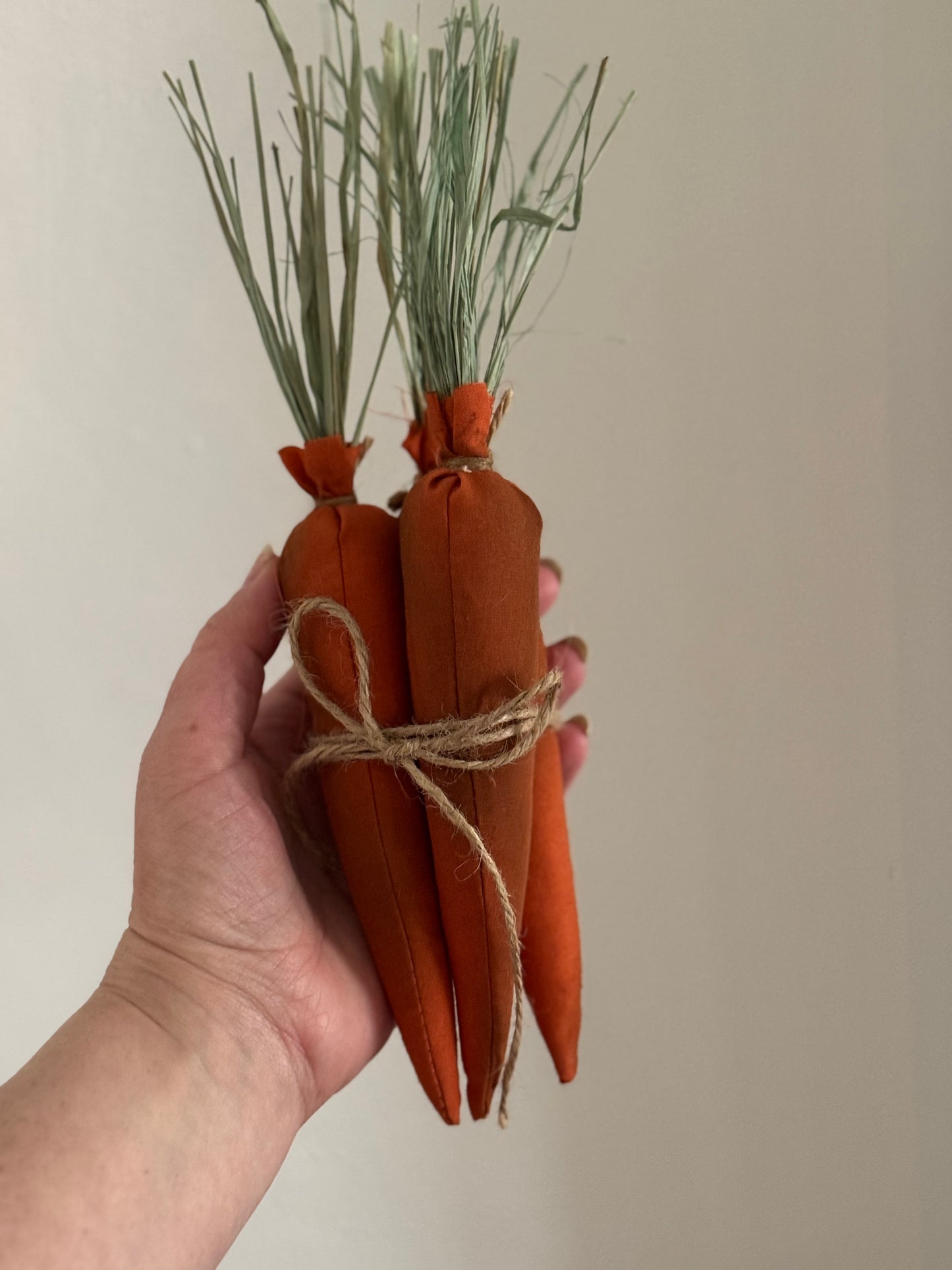 Easter carrots - Bunny Carrots- Fabric Carrots- Easter Decor SET of 3