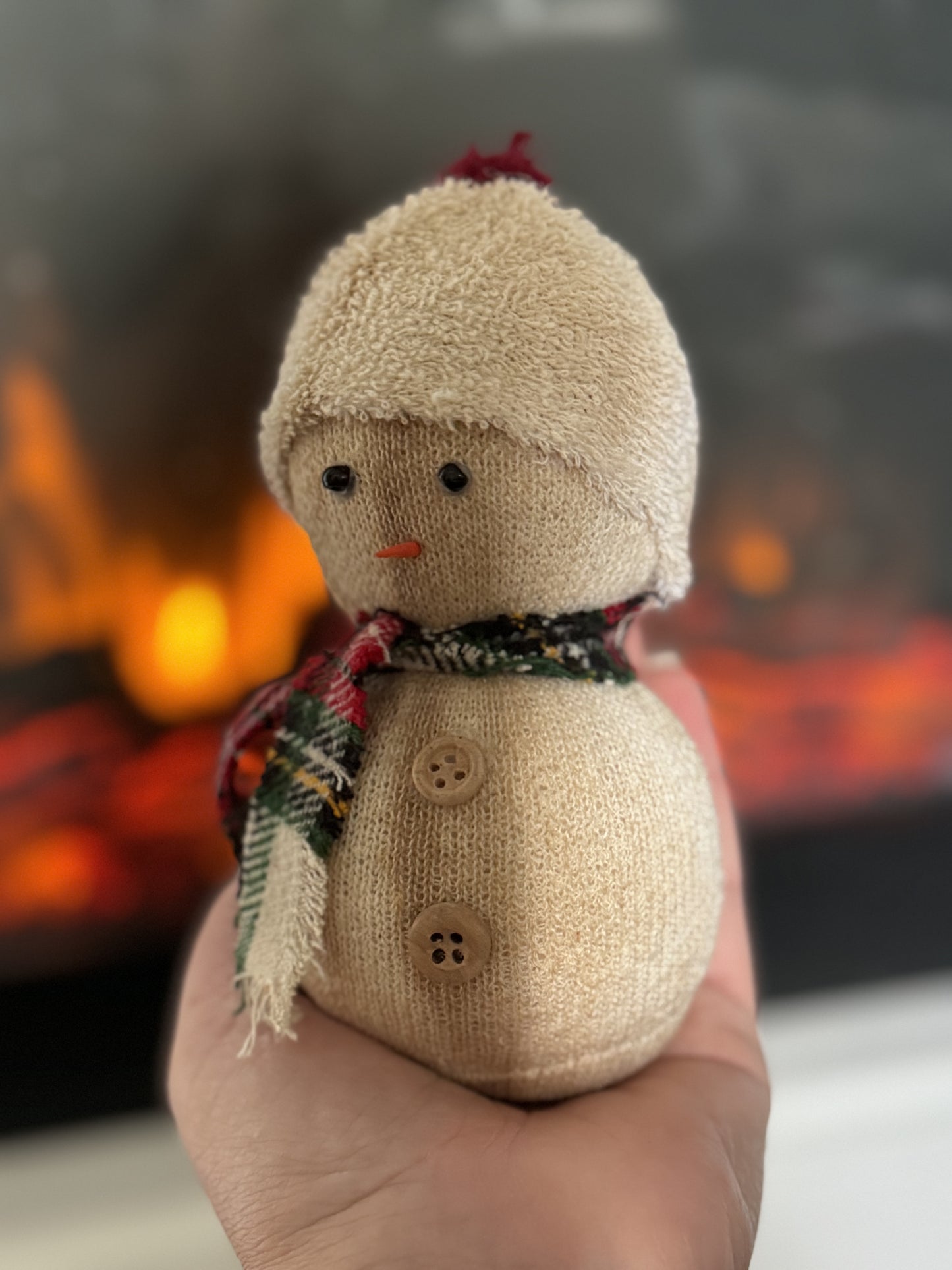 Sock Snowman - Handmade Snowman
