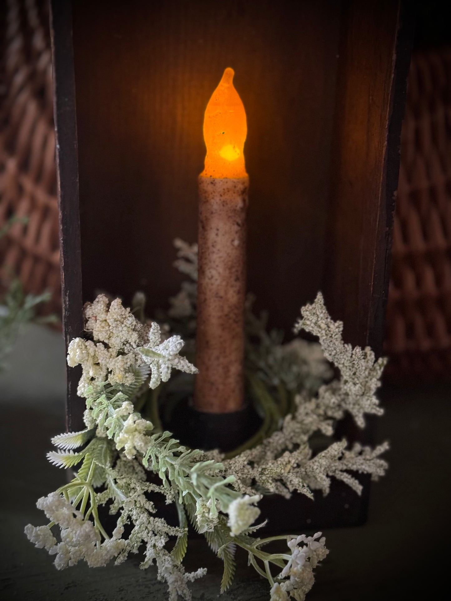 Floral Candle Ring SET of 2