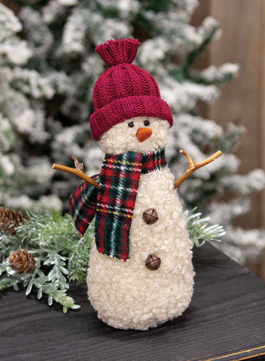 Holiday Snowman- Christmas Snowman- Handmade Snowman decor