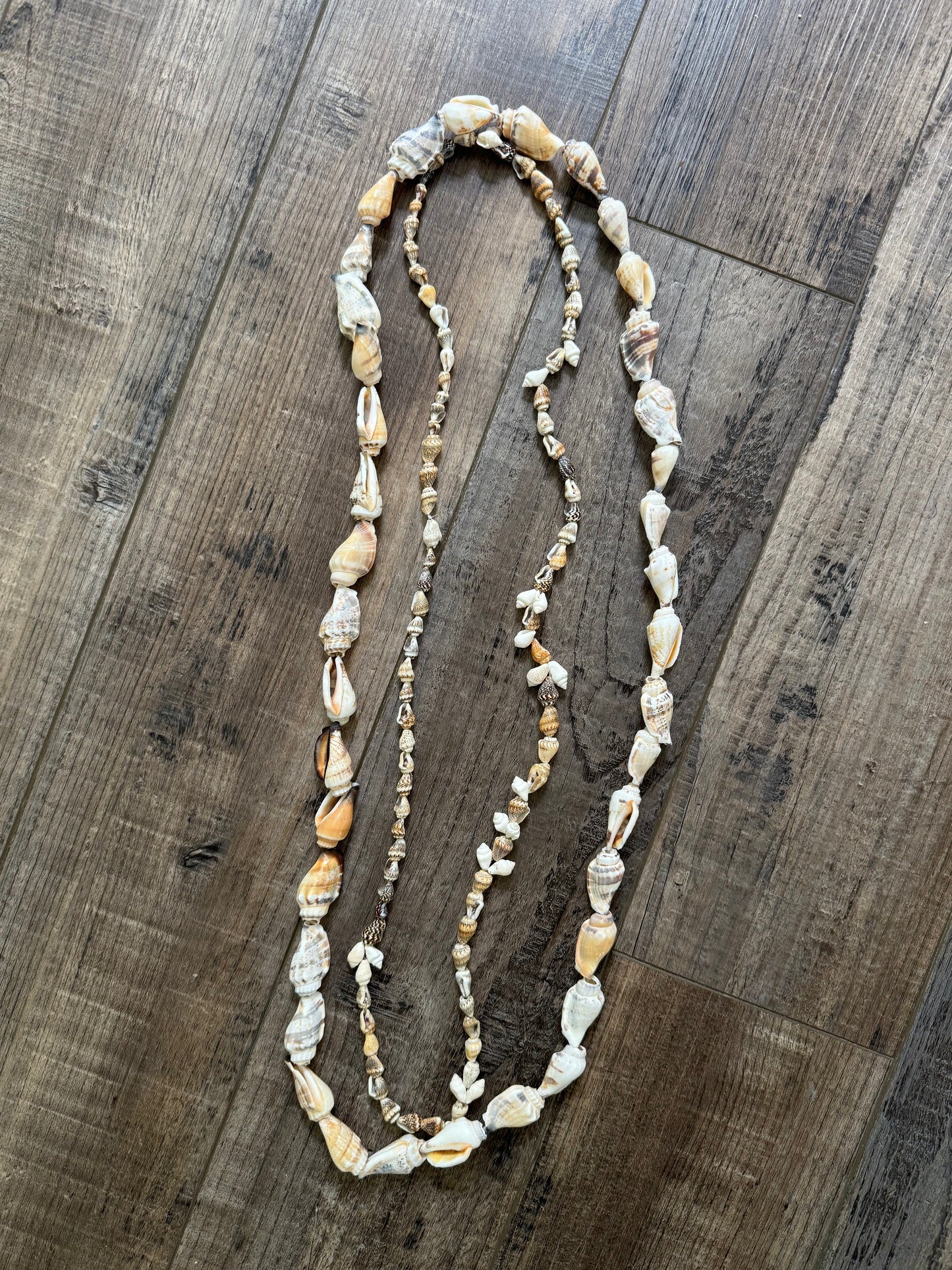 Sea Shell necklace set of 2 - Beach decor