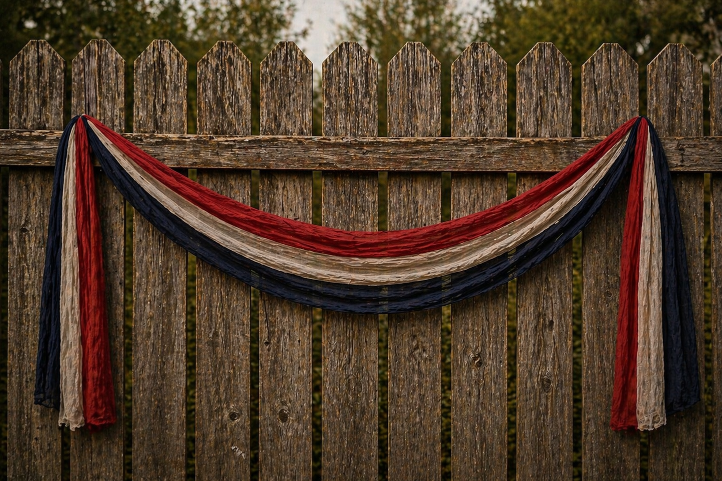 Americana Table runner scarf 120 x 38