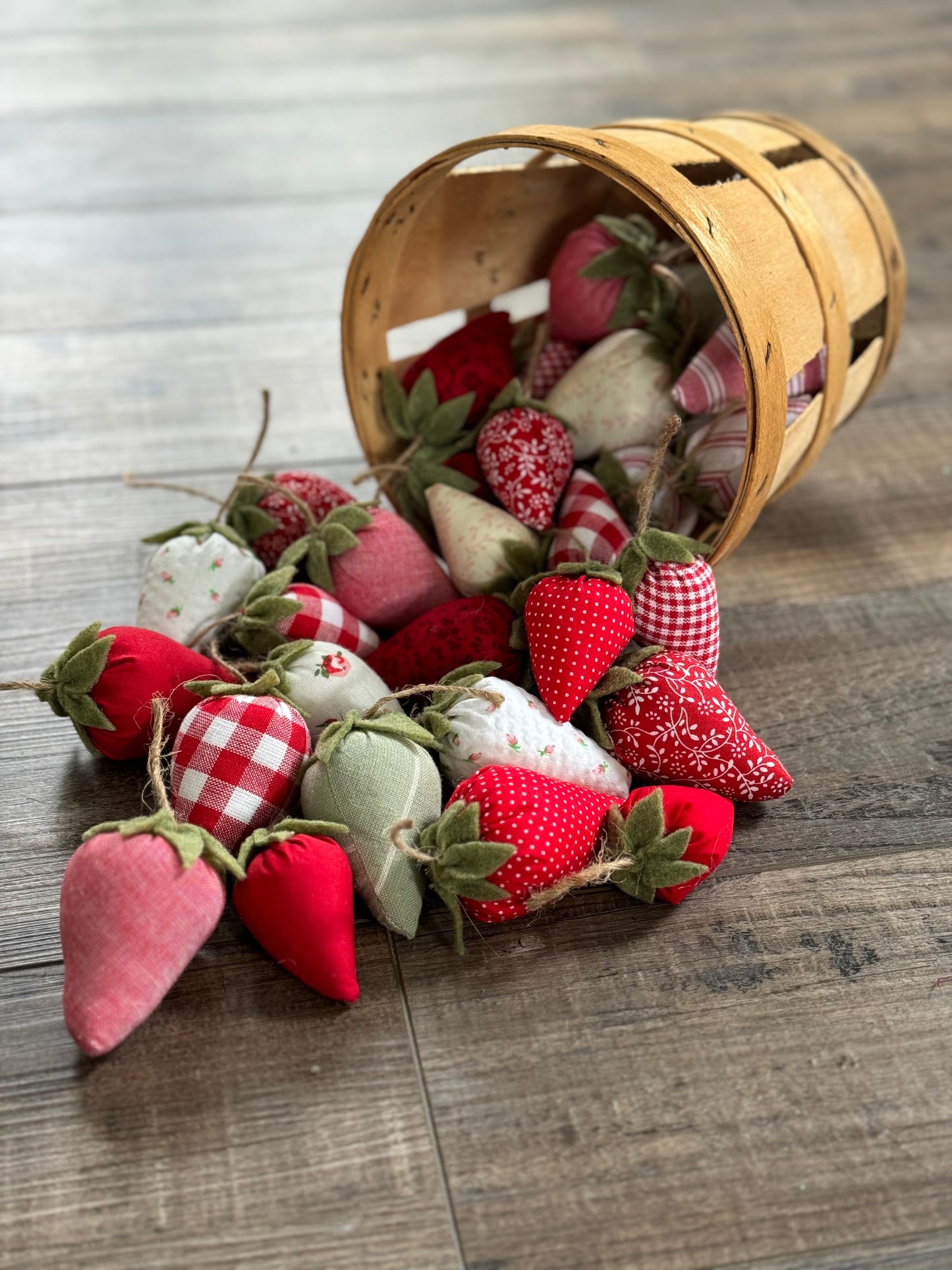 Handmade Strawberries SET of 12