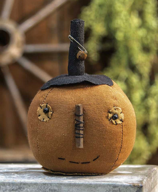 Happy Jack-O-Lantern Pumpkin- Primitive Pumpkin- Farmhouse Pumpkin- Halloween decor