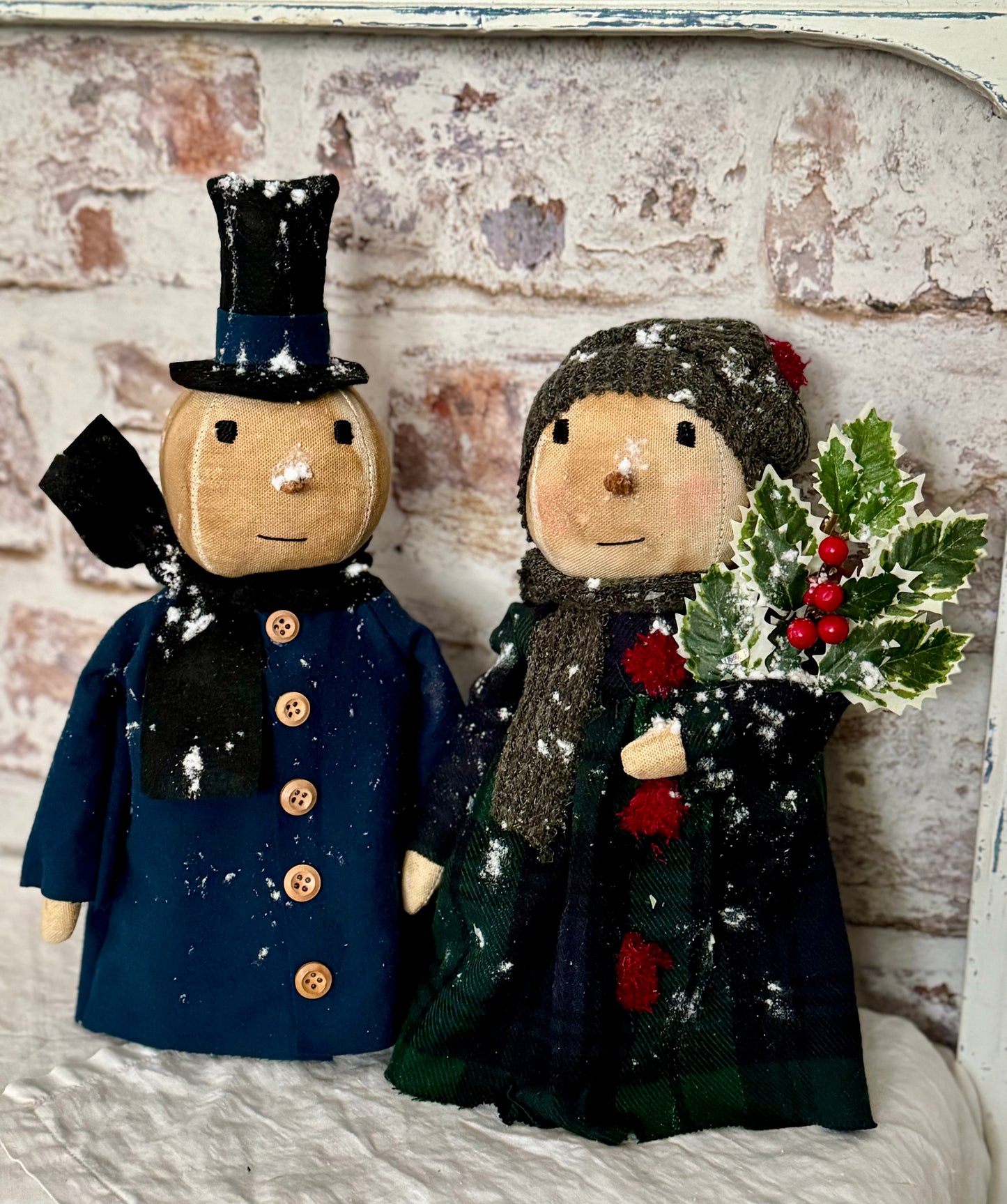 Snowman- Thomas Snowman- Farmhouse Snowman - Primitive Snowman- Holiday decor- Christmas