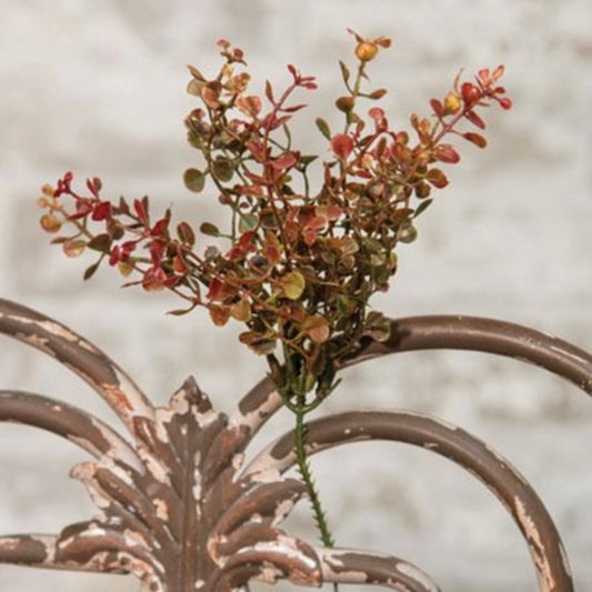 Red Baby’s Grass Pick SET of 2 - Fall Floral Decor