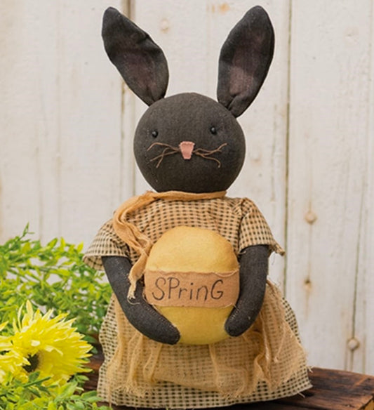Spring Bunny - Easter Bunny - Handmade Bunny- Primitive Bunny