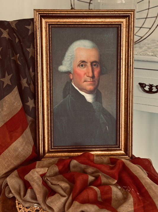 George Washington Portrait- Framed president Canvas