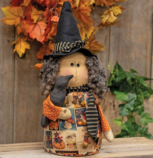 Witch Doll- Primitive Witch- handmade Farmhouse Witch
