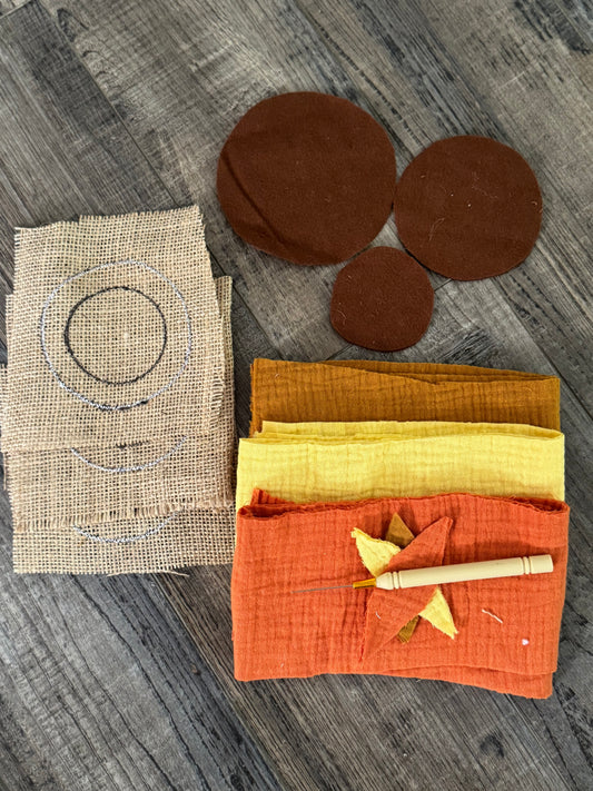 Sunflower Kit - Set of 3 bowl filler 1 orange 1 mustard 1 yellow
