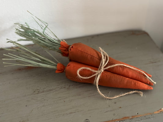 Easter carrots - Bunny Carrots- Fabric Carrots- Easter Decor SET of 3