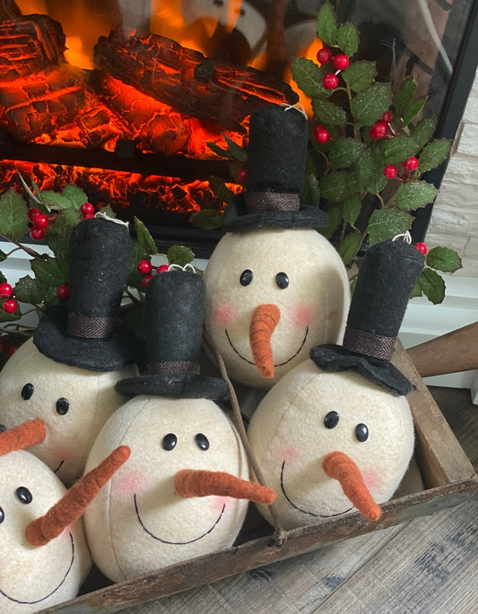 Snowman Head - Bowl filler - Craft supplies