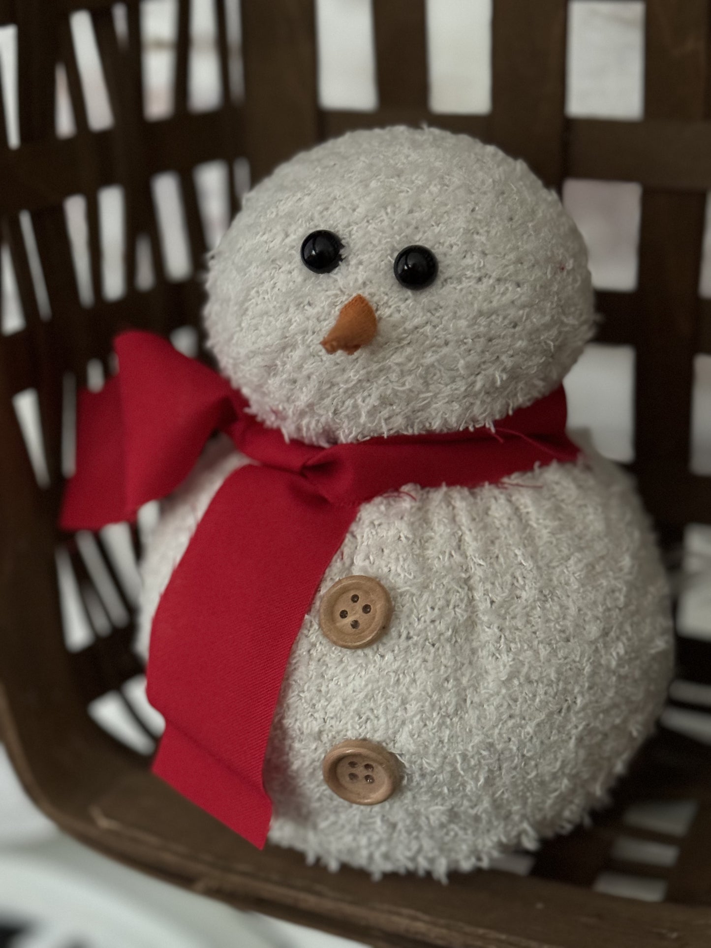 Snowman-Snowlady-Snowgirl-Christmas Snowman-Farmhouse Snowman-Primitive Snowlady