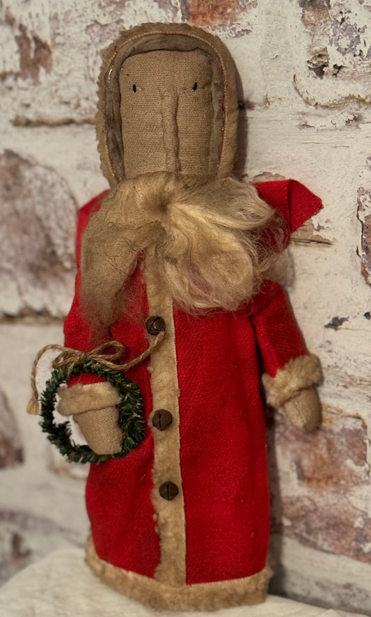 Primitive Santa Clause - Old Saint Nick - Primitive Santa- Farmhouse Santa