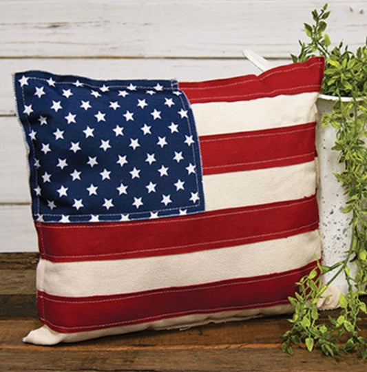 American Flag Pillow- Americana Pillow- Patriotic decor