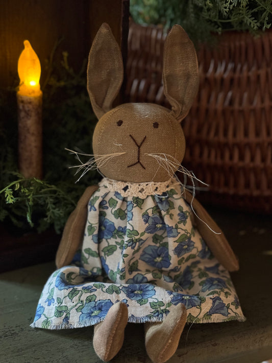 Handmade Bunny Depression Era Feed sack dress