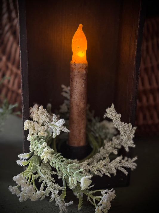 Floral Candle Ring SET of 2