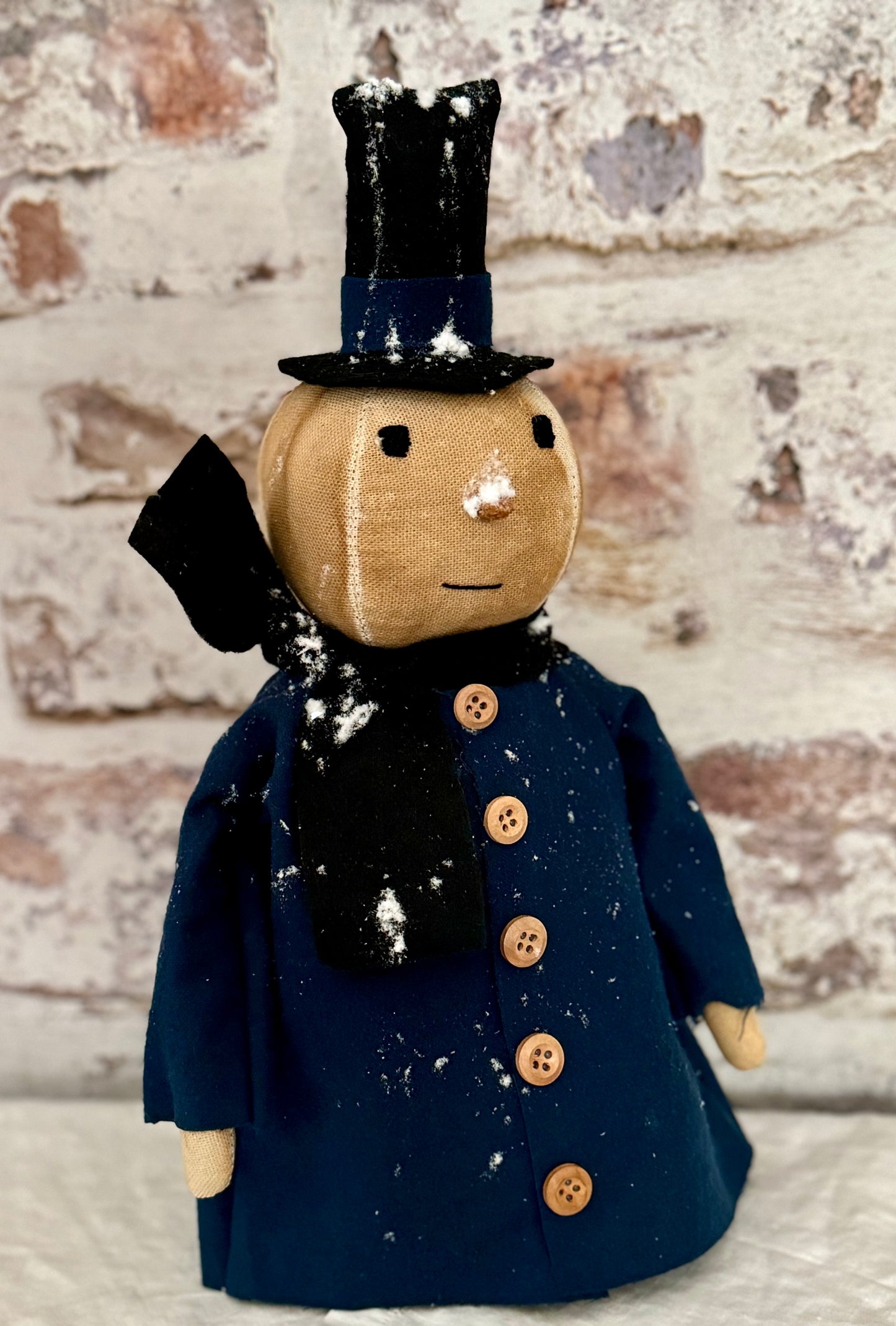 Snowman- Thomas Snowman- Farmhouse Snowman - Primitive Snowman- Holiday decor- Christmas