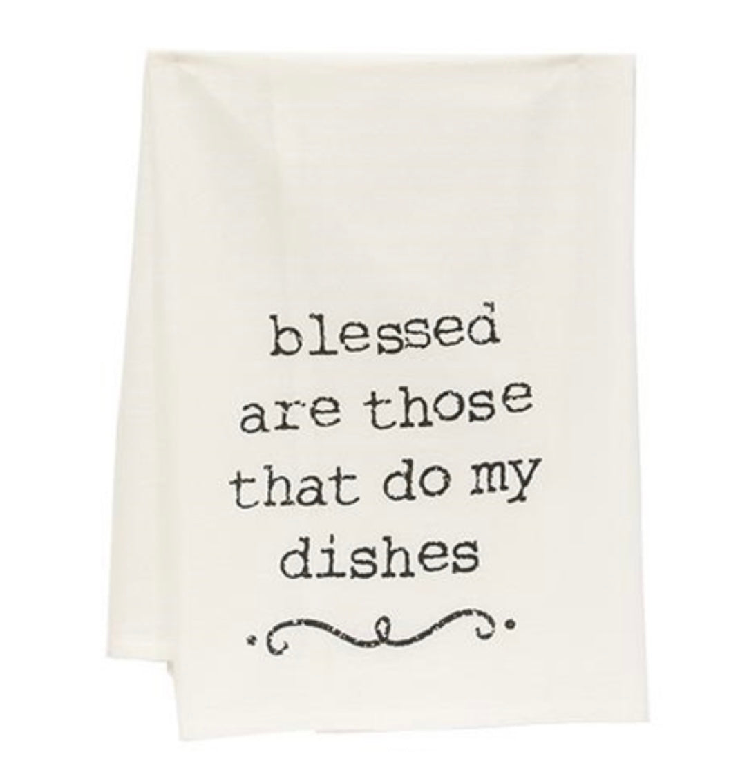 Blessed are those that do my dishes Hand Towel