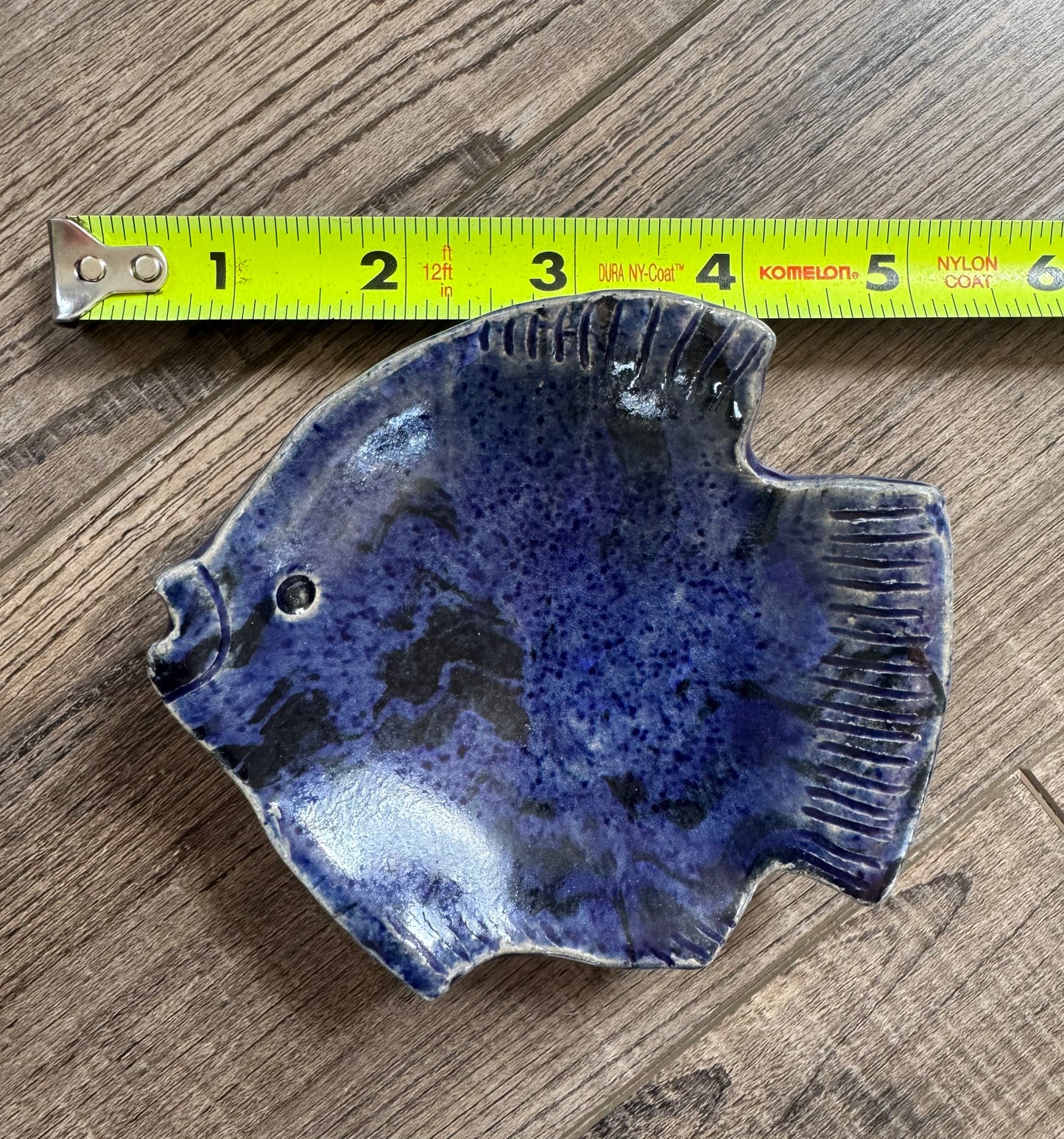 Pottery Fish Dish- Beach Fish- Ceramic Beach Tray - Fish Trinket Dish- beach home decor