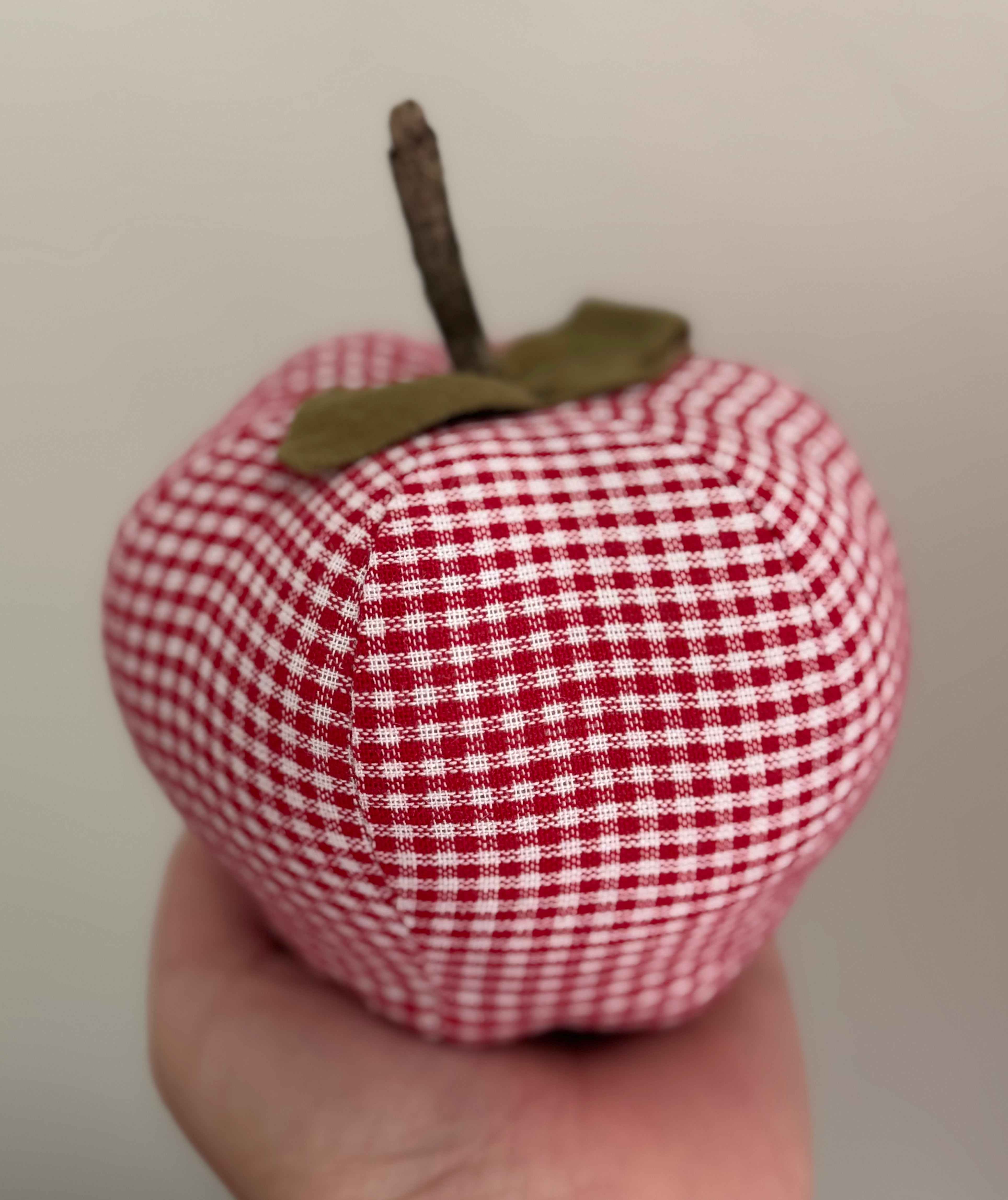 Handmade Apple- Fabric Apple - Farmhouse Apple – The Skeleton Key