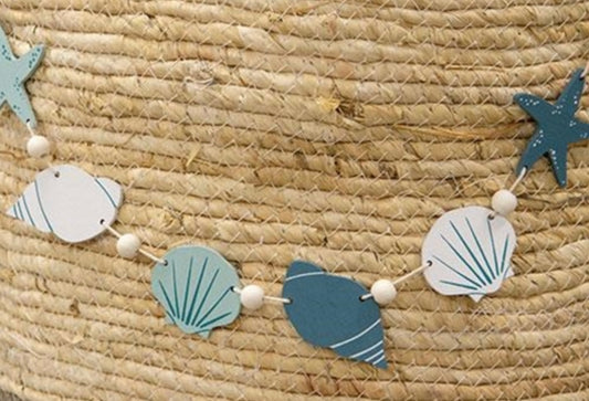 Beach Shell Garland - Beach Decor- Beach Shells - Beach House - Shell Garland