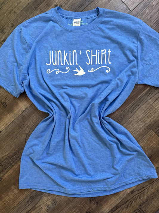 Junkin’ Shirt - Ladies Size Large Shirt - T-Shirt ladies Size L- Junkin T Shirt