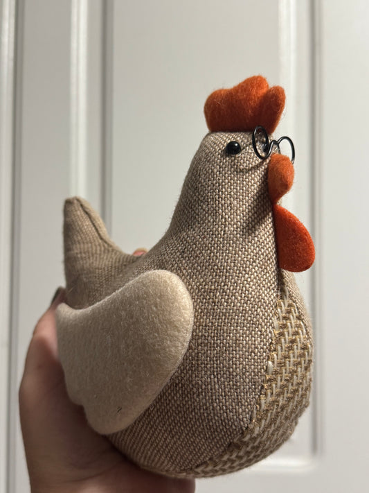 Farmhouse chicken with glasses