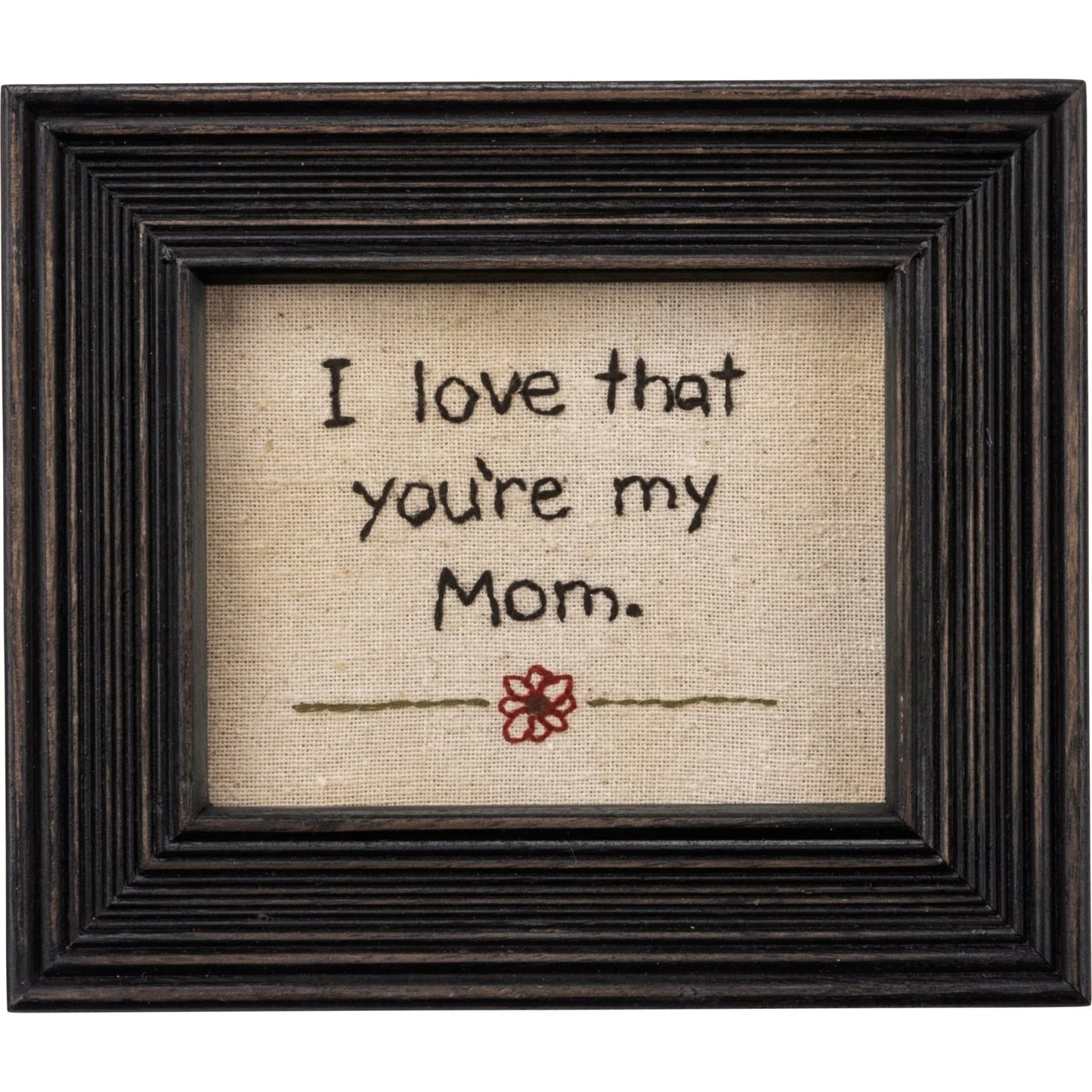 Mom framed Gift - Embroidered Mom Gift