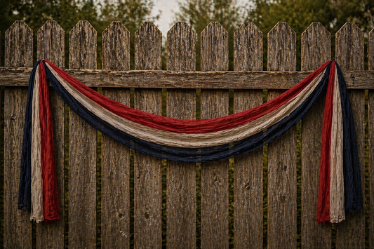 Americana Table runner scarf 120 x 38