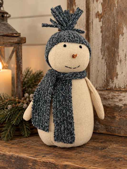 Handmade Snowman - Farmhouse Snowman