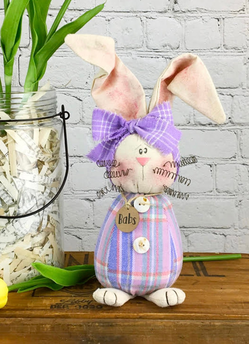 Farmhouse Shabby Chic Babs Bunny