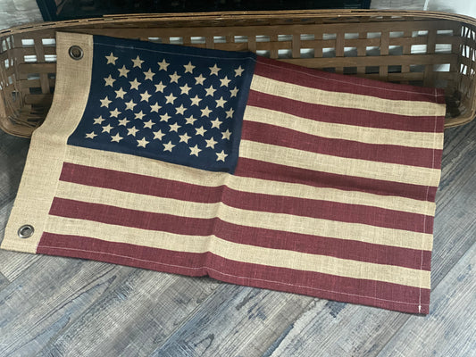 Burlap Flag